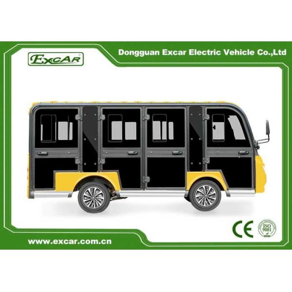 Lithium Ion / PP Battery Electric Tourist Bus With Door And Varies Interior Features