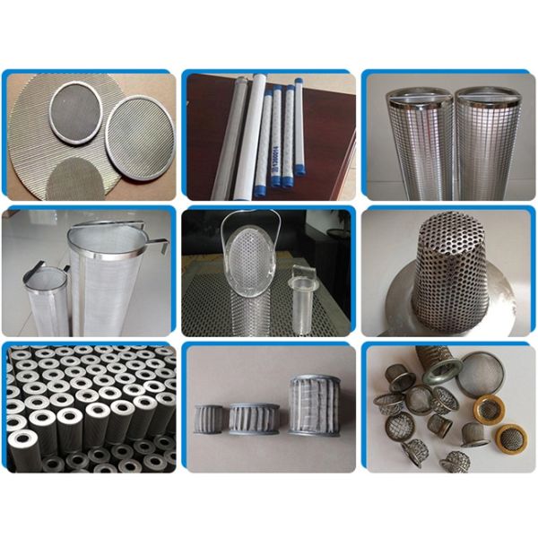 20mm Temporary Screen Basket Filter 1.0mm 316L Stainless Steel Strainers