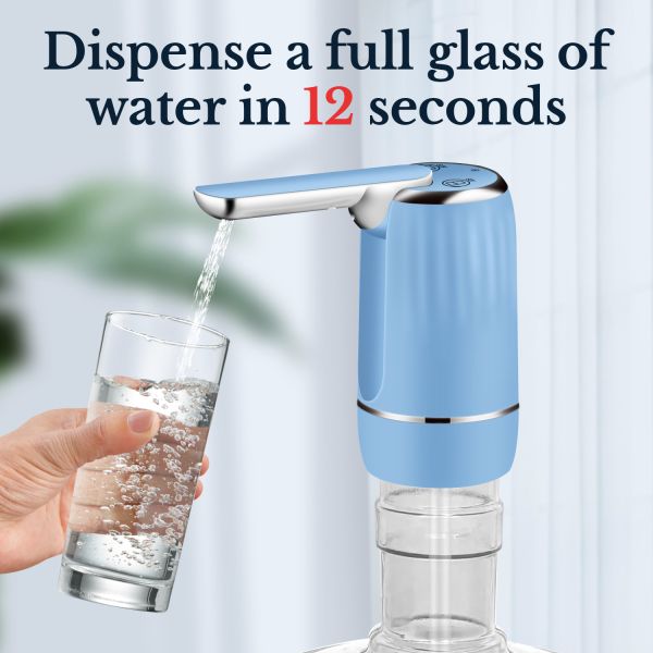 Free Standing Mobile Water Dispenser Sleek Green With Rapid 3 Hour Charge