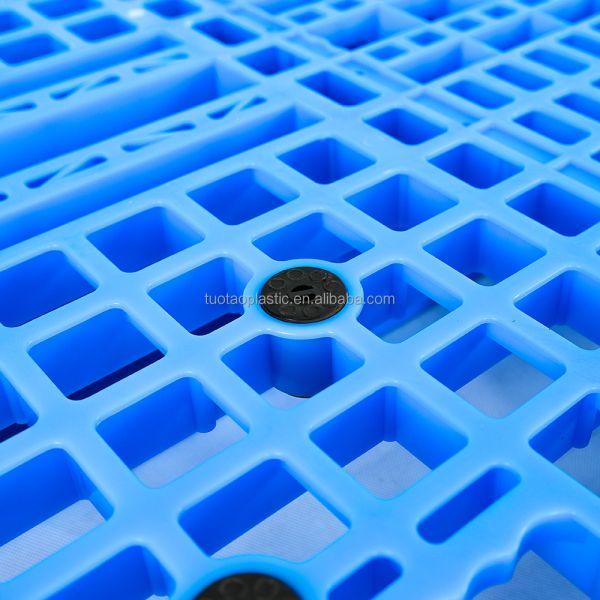 Storage Logistics Solution Heavy Duty Reversible Plastic Pallet with Customized Logo