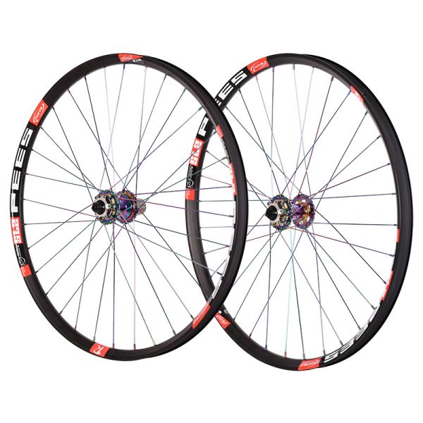 Aluminium Alloy Rim 26 Inch Bicycle Wheelset 32H Waterproof Long Lasting