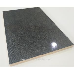 Quality 1220*2440Mm Uv Coated Marble Grey Gloss Mdf Sheets for sale
