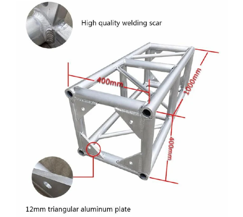 Custom Aluminum Stage Frame Spigot Truss Structure For Events;Concert; Party; Exhibition