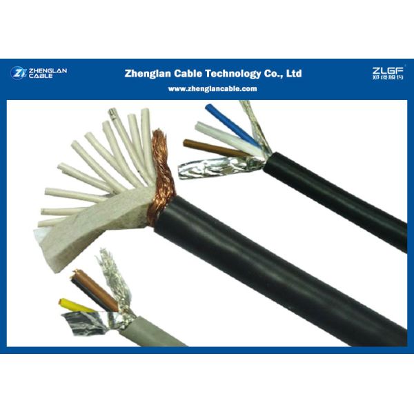0.6/1kv Cu/Xlpe/Pvc 7x1sqmm Copper Wire Braid Shielded Control Cable IEC60502-1