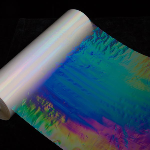 BOPP True Seamless Rainbow Holographic Thermal Lamination Film with EVA Glue Designed for Packaging