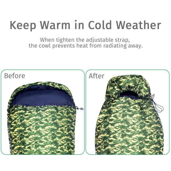 1 Person 210x76cm Emergency Mummy Style Sleeping Bag