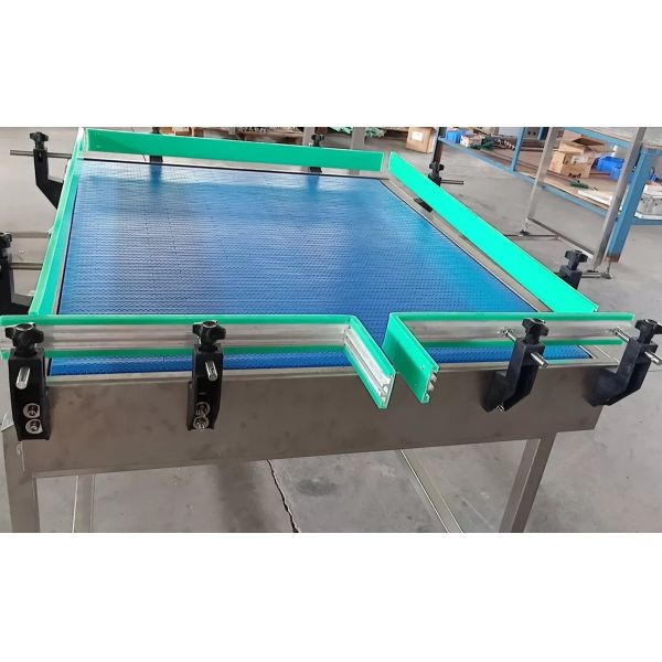 SS304 Mechanical Labeling Machine Accessories Platform Accumulation Table Conveyor
