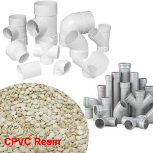 China Pipe And Fittings CPVC Resin Chips For Acid Waste Drainage Systems on sale