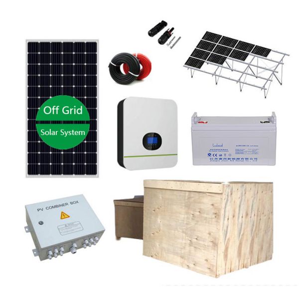 Buy Complete 48vdc Off Grid Solar Power System 220vac Independent Electricity at wholesale prices