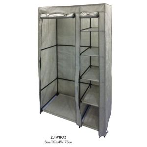China Eco Friendly 175cm Portable Clothes Closet Wardrobe on sale