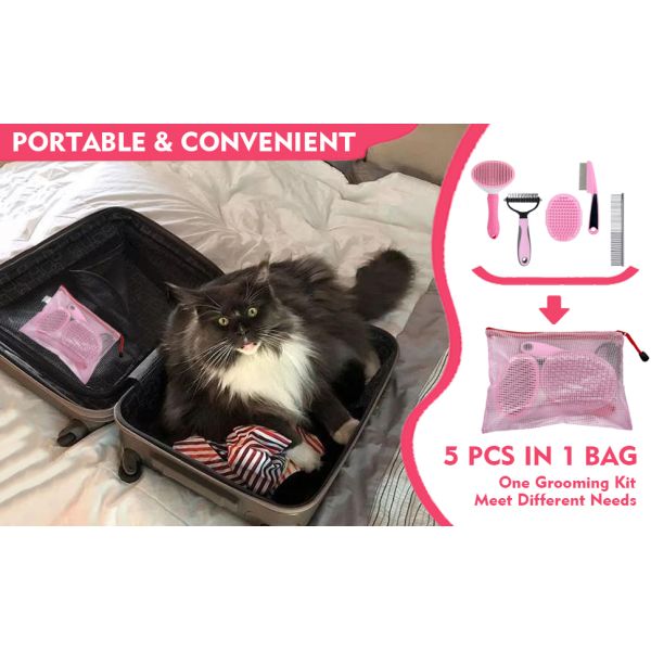 Dog grooming brush kit a+6