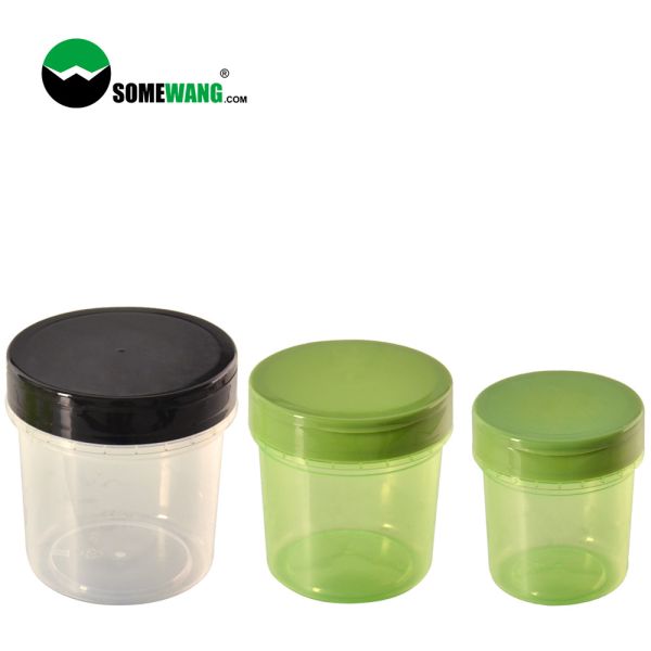 8oz 16oz 20oz Empty Plastic PP Cosmetic Cream Jar Packaging With Lock Flip Cap