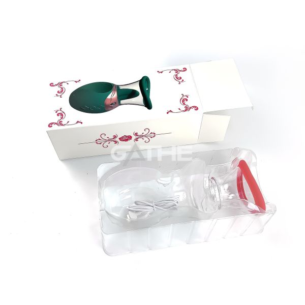 Customized Logo Cardboard Paper Box with blister Muscle Fascia Gun Massage Packaging Box