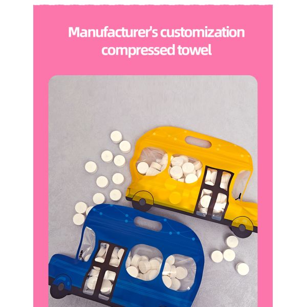 Compressed Face Bath Towel Soft Magic Coin Disposable Wipe Woven Technique Hand Towel for Hotels for Children