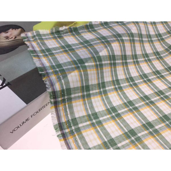 hot sell 60s 40s  100%cotton thin lattice  gingham cotton check  fabric for shirt for kids summer spring in stock