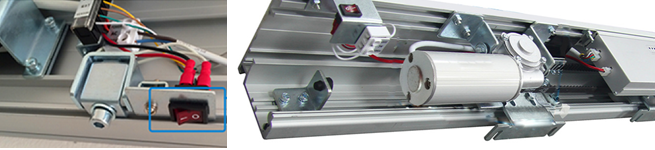 Round Brushless 24V Automatic Sliding Door Motor High Power Heavy Duty