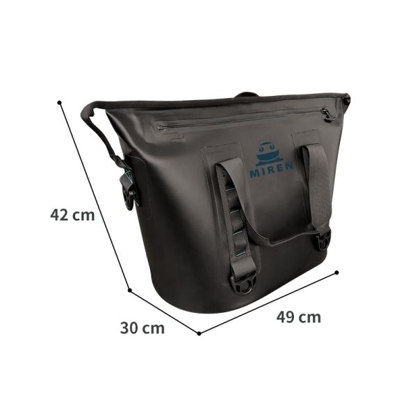 OEM Black Lunch Cooler Bag , Soft Sided Insulated Cooler For Outdoor Camping