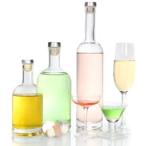 In Stock Promotional High Quality 750ml Glass Liquor Bottles