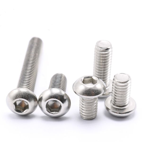 ISO Stainless Steel A2 Hexagon Socket Allen Button Head Bolt Ss304 ISO7380 Bolt 100% QC Test