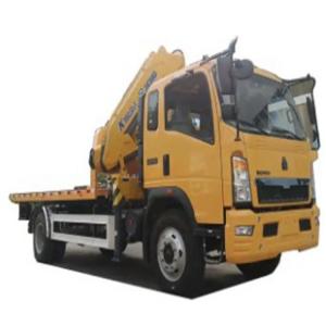 China SINOTRUK 8X4  50-100 Ton 460HP Road Accident Wrecker Truck EuroII Emission Road Recovery Truck With Crane on sale