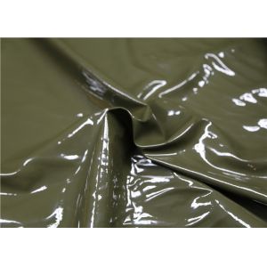 Quality Folding Resistance Patent Leather Fabric , Pvc Leather Material Anti - Mildew for sale