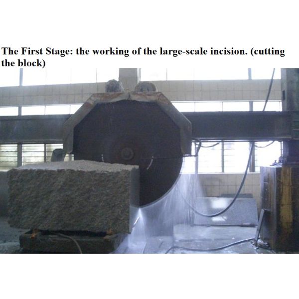 russian style upright natural stone tombstone