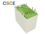 Shielded 2*1 Ethernet RJ45 Pcb Jack / RJ45 Gigabit Connector With LED
