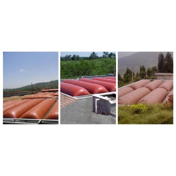 5-100m3 Soft Methane Storage Tank,Fireproof Balloon Gas Tank Biogas Fermentation Tank SGS
