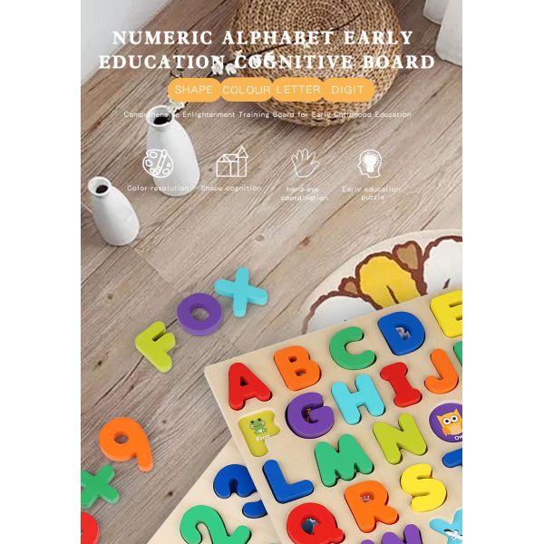 Wooden Puzzle Toys Montessori Educational Toy for Kids Learning 2024 Children Baby Kindergarten Toys Learning Resources