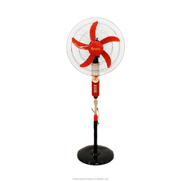 Plastic 16 Inch Rechargeable Stand Fan USB Mobile Phone Charging Fan With LED Light