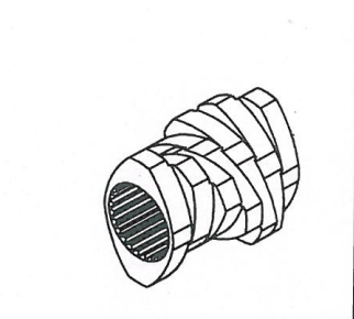 German First-Class Brand Model 92 Stainess Steel 440C Screw Element Twin Screw Extruder Parts 1