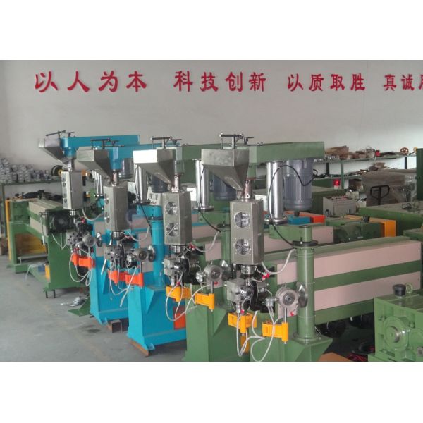 High Speed Pvc Cable Extruder Line Wire Extrusion Production