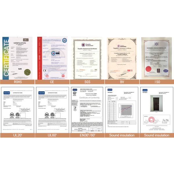 Modern European Style Pine Solid Wood Internal Doors SGS Approved