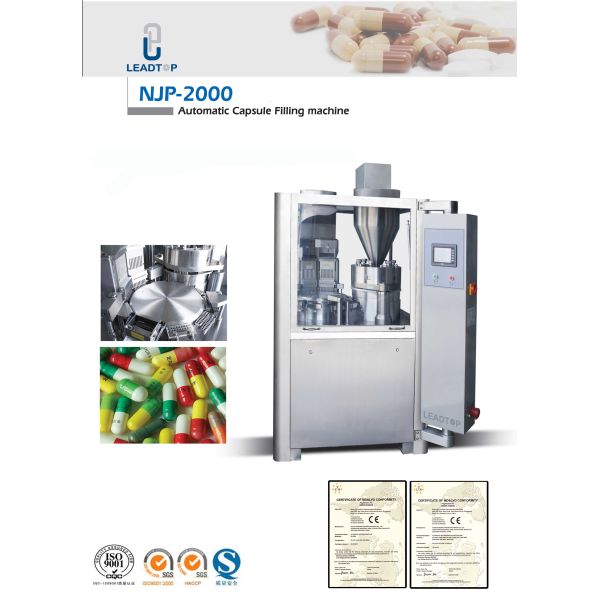 High Output Automatic Capsule Filler size 00 For Powder / Pellet