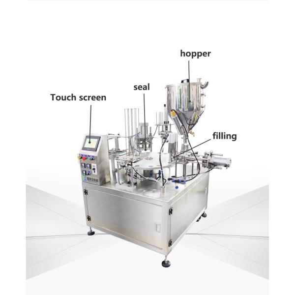 Multi Purpose Cup Filling Sealing Machine for Yogurt Milk Honey 10–100ml