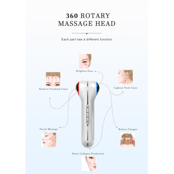 Multifunction Hot Cool Face Lifting Removal Skin Massage Machine