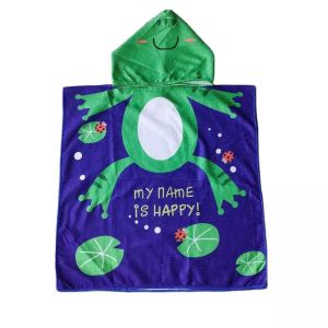 Buy cheap Custom kids Cartoon Printing Hooded Microfiber Towel Beach from wholesalers