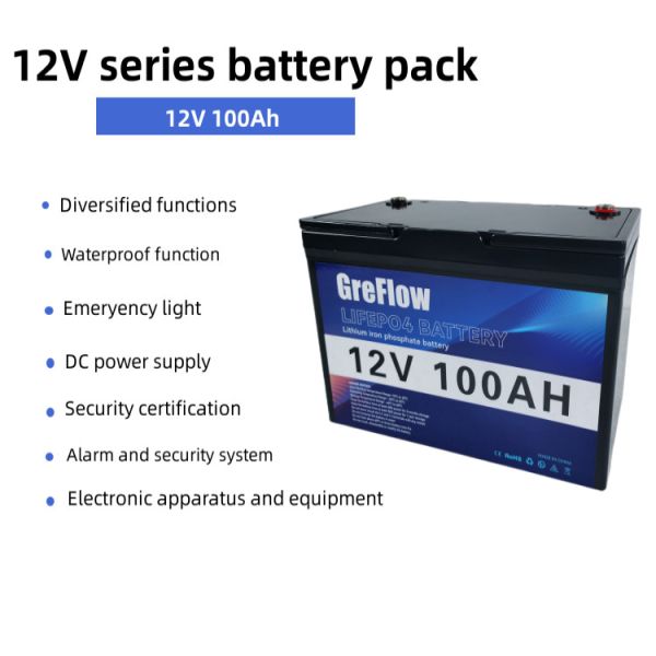 Lifepo4 Battery Pack 12v 50Ah 100Ah 150Ah 200Ah 300Ah 12 Volt Lithium Battery