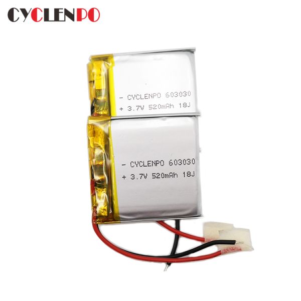 LP603030 Small Lithium Ion Polymer Battery 520mah No Memory Effect High Temperature Storage