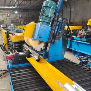 PPGI / GI Storage Rack Upright Roll Forming Machine For Shelf Panel