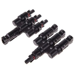 China Waterproof Solar Panel Connectors Silver Tinned Copper Cable Solar PV Connector Ip67 on sale