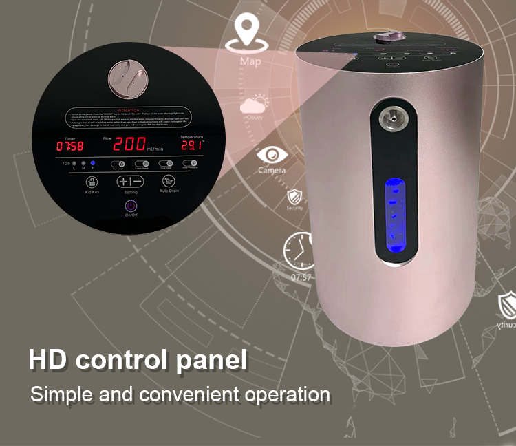 SSCH Brown Spe Pem Hydrogen Inhalation Therapy Machine 200ml 300ml 600ml 900ml 1500ml