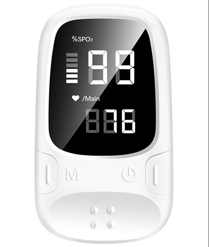 Accurate Finger Pulse Oximeter Provides SpO2 Readings in 5 Seconds for Home Use