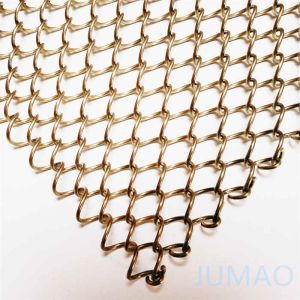 Architectural Metal Mesh Curtains Screen For Doorway Restaurant