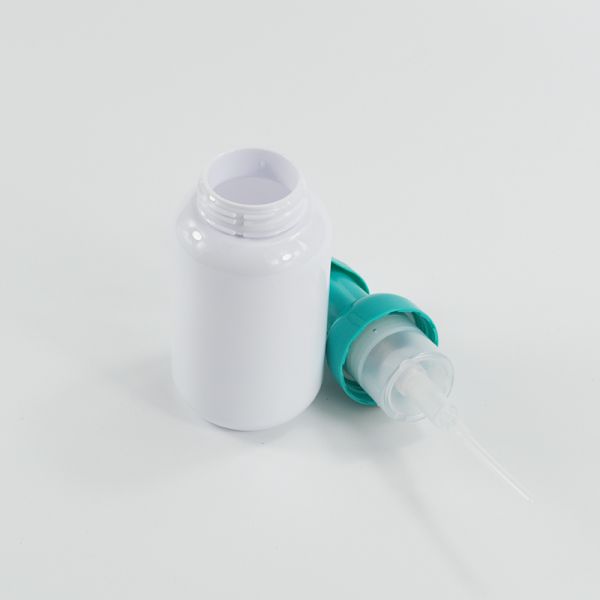 200ml Round Shoulder Plastic Bottle with 40mm Neck Foam Pump Printing by Silk-screen