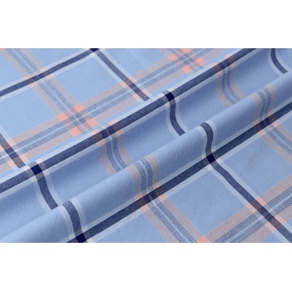 100% Cotton Plaid Western Fashionable Mens Shirts Half Long Sleeve Plus Size In Autumn