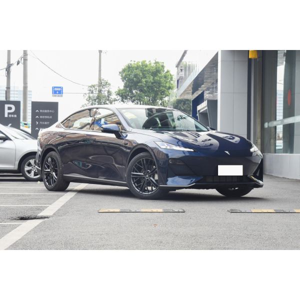 Changan Dark Blue SL03 Sedan Electric Car Mini New Energy Left Side Steering Car