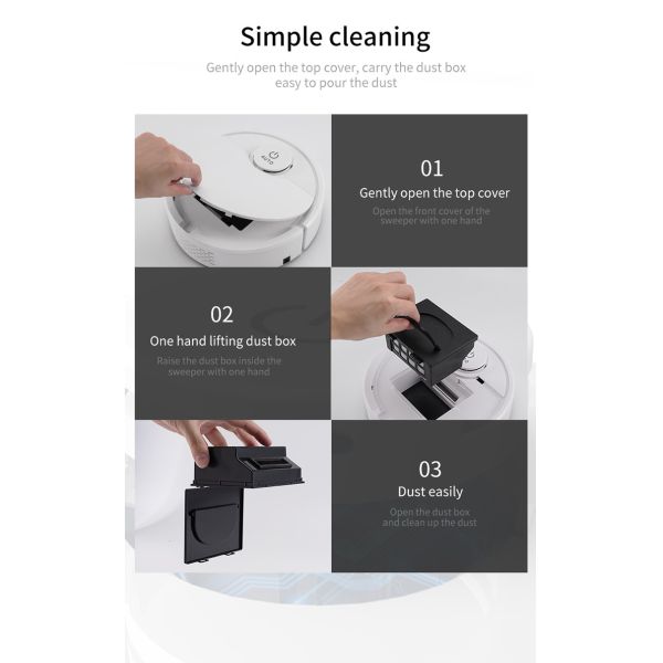 1499Pa Gyroscope Smart Sweeping Machine Intelligent Home Appliances