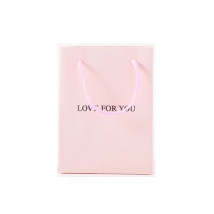 Quality Custom Recycled Art Paper Gift Bags 12x8x4in with Logo Printing for sale