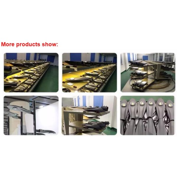 Garden Waterproof LED Street Lights 78 Cri White Color Temperature Long Lifespan Rainproof